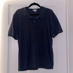 James Perse Cashmere Blend Polo Shirt